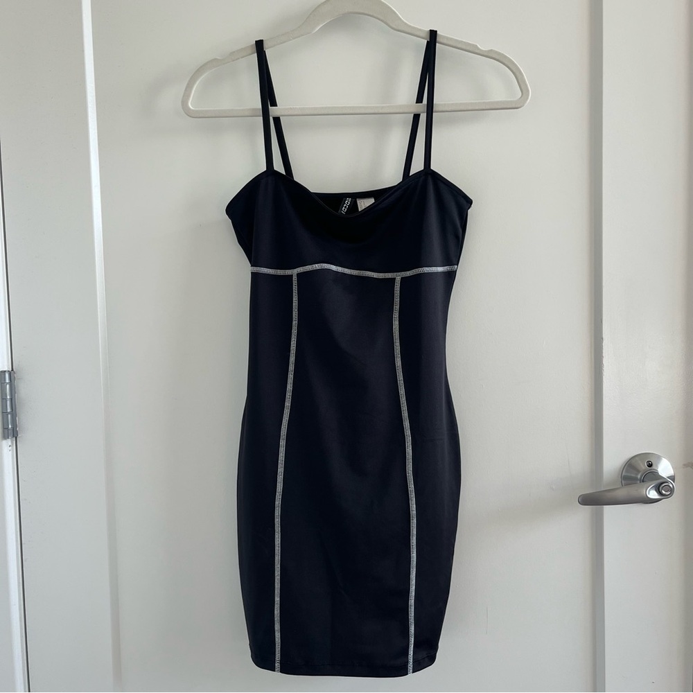 Black Bodycon Mini Dress